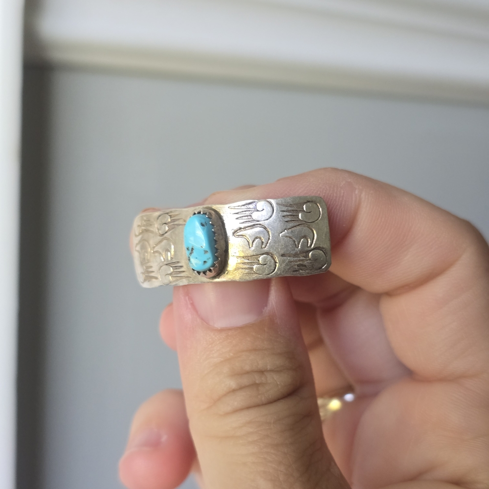 Silver Turquoise Piece